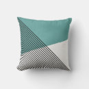Recherche de turquoise et noir coussins Minimaliste