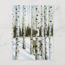 Recherche de chute neige cartes postales Bois