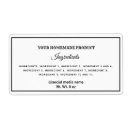 Recherche de peaux faites sur commande Ingrédients