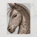 Recherche de dessin de cheval cartes postales Équestre