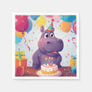 Recherche de hippopotame serviettes Anniversaire