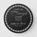 Recherche de en forme de coeur horloges Élégant