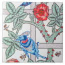 Recherche de oiseau rose carreaux Floral