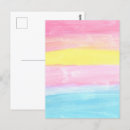 Recherche de aquarelle abstraite cartes postales Rose