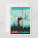 Recherche de bruges belgique cartes postales Illustration