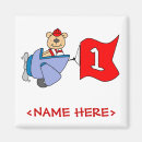Recherche de avion bleu magnets Rouge