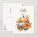 Recherche de citrouille cartes postales Blanc