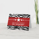 Recherche de motif zèbre vœux cartes Girly