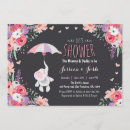 Zoek naar girl elephant invitations Roze