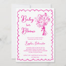 Recherche de fleurs de bouquet invitations Mother to be