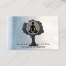 Recherche de pose yoga yoga cartes visite Élégant