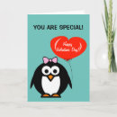 Recherche de valentine mignon Pingouin