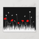 Recherche de noir et blanc rouge cartes postales Moderne