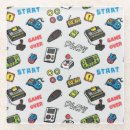 Recherche de gamer dessous de verres Rétro