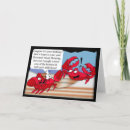 Recherche de crabe drôle vœux cartes Crabes