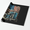 Recherche de camionneur papier cadeau Drapeau