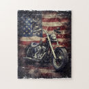 Recherche de moto vintage puzzles Usa