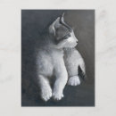 Recherche de chaton tigré cartes postales Félin