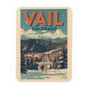 Recherche de ski vintage magnets Montagnes rocheuses