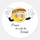 Recherche de emoji paix Hippie