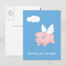 Zoek naar vliegend varken briefkaarten Vleugels