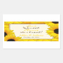 Recherche de sunflower rectangles autocollants Fleurs