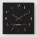 Recherche de fille horloges Monogramme