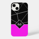 Recherche de géométrique noir et blanc iphone coques Motif