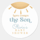 Recherche de gris jaune baby shower autocollants Garçon