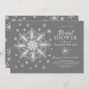 Recherche de snowflakes bridal shower invitations Hiver