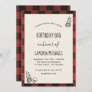 Recherche de red plaid invitations Simple