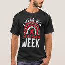 Recherche de ruban rouge tshirts Vih
