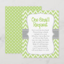 Recherche de chevron vert invitations Mother to be
