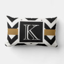 Recherche de chevron blanc coussins Monogramme