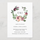 Recherche de burgundy mariage invitations Monogramme