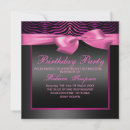 Recherche de zebra print invitations Fête d'anniversaire