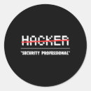 Recherche de pirate informatique autocollants Sécurité des informations
