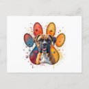 Recherche de patte de chien cartes postales Mignon