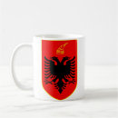 Recherche de drapeau albanais tasses National