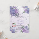 Recherche de purple tea party invitations Aquarelle