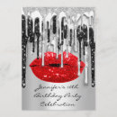 Recherche de red lips invitations Rouge