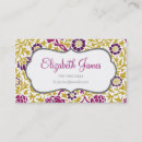 Recherche de arabesque cartes visite Fleurs