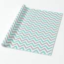 Recherche de chevron turquoise papier cadeau Gris