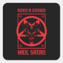 Recherche de sataniques autocollants Lucifer