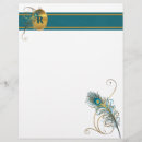 Zoek naar pauw briefpapier Groenblauw