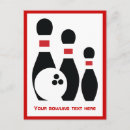 Recherche de boule de bowling cartes postales Sports