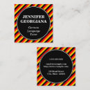 Recherche de allemande cartes visite Tuteur allemand