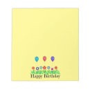 Recherche de joyeux anniversaire blocsnotes Ballons