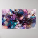 Zoek naar abstracte bloemen posters Pastel