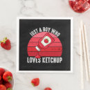 Recherche de sauce serviettes Ketchup
